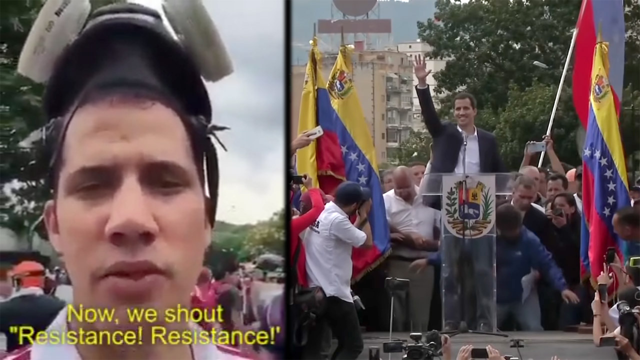 Juan Guaidó US regime change training