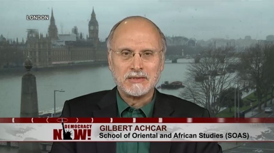 Gilbert Achcar militaire britannique