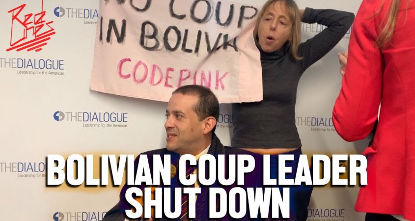 Bolivian coup leader Camacho Washington DC protest