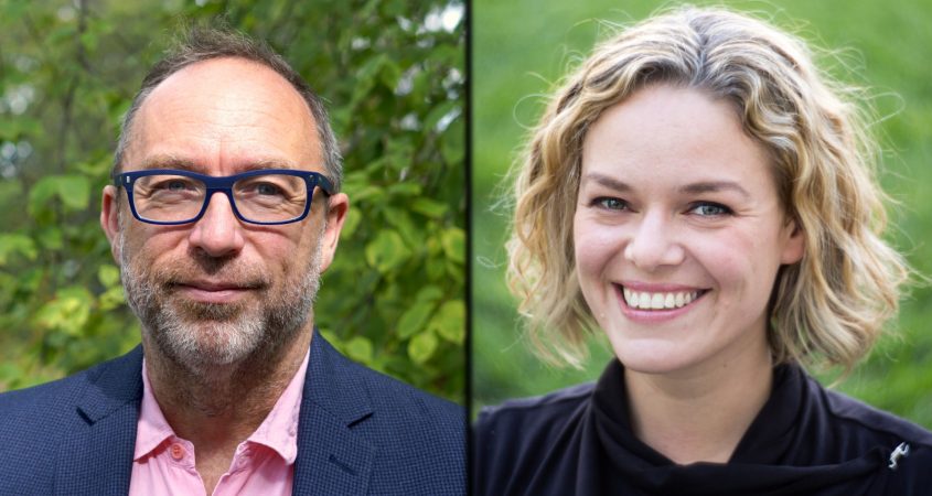 Wikipedia Jimmy Wales Katherine Maher US government